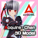 アクワイアちゃん 3Dモデル