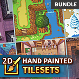 2D Hand Painted Tilesets BUNDLE