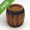 Simple Wooden Barrel Pack
