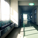 Japanese School Corridor