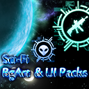 Sci-Fi BgArt&UI Packs