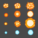 2D Pixel Explosion Set 1