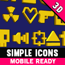 Simple Icons - Cartoon assets