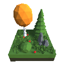 Low Poly Nature Assets Sample