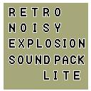 retro noisy explosion sound pack lite
