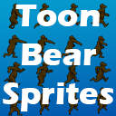 Toon Bear Sprites with Animations