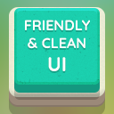 Friendly & Clean UI
